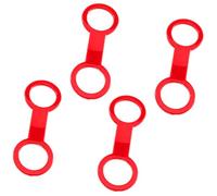 Hangsu 4 clip di fissaggio per tubo subacqueo in silicone per boccagli e boccagli, in plastica, con fibbie per la respirazione