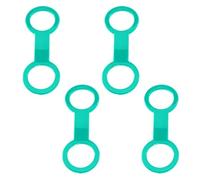 Hangsu 4 clip di fissaggio per tubo subacqueo in silicone per boccagli e boccagli, in plastica, con fibbie per la respirazione