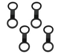 Hangsu 4 clip di fissaggio per tubo subacqueo in silicone per boccagli e boccagli, in plastica, con fibbie per la respirazione