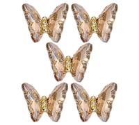 Hangsu Adesivi per unghie, 1 sacchetto di strass a forma di farfalla 3D, accessori alla moda per decorazioni