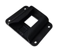 Hangsu Base di montaggio per portapacchi per biciclette pieghevoli, Adattatore per supporti anteriori per biciclette, Staffe per biciclette Supporti per biciclette Staffa per bici
