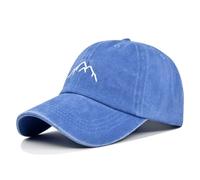 HANGSU Berretto da Baseball Vintage in Cotone per Uomo - Regolabile con Visiera, Sportivo, All'Aperto, Unisex - Blu, M