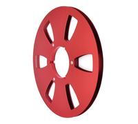 Hangsu Bobina a 6 fori in alluminio per 1/4 di pollice 10,5 Open Tape Recording Hub Disk Studio scatola accessorio imballaggio a nastro bobina