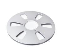 Hangsu Bobina a 6 fori in alluminio per 1/4 di pollice 10,5 Open Tape Recording Hub Disk Studio scatola accessorio imballaggio a nastro bobina