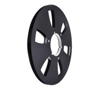 Hangsu Bobina a 6 fori in alluminio per 1/4 di pollice 10,5 Open Tape Recording Hub Disk Studio scatola accessorio imballaggio a nastro bobina