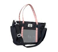 Hangsu Borsa a tracolla in nylon con borsa a tracolla di grande capacità per pendolarismo, viaggi o shopping, tracolla regolabile per lavoro e scuola, Nero , One Size