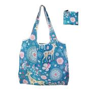 Hangsu Borsa per la spesa pieghevole, elegante e pratica, leggera, grande, pieghevole, per donne e uomini, riutilizzabile, Cervo Fantasia, One Size