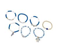 Hangsu Braccialetti sportivi alla moda a tema, confezione da 7 accessori alla moda perfetti per feste di gioco e regali per i fan per concorsi, Misura unica, come descritto