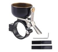 Hangsu Campane per biciclette vintage in rame, per manubrio della bicicletta, corno forte, patatine fritte, suono chiaro, per adulti e bambini, facile da installare, in lega di rame, facile