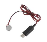 Hangsu Cavo adattatore di alimentazione da USB a 3 V CR2032 da 200 cm al posto di 1 batteria CR2032 per telecomando dell'orologio