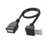 Hangsu Cavo di prolunga USB 2.0 a 90 gradi, 480 mbps, trasferimento rapido, risparmio di spazio, per organizzazione desktop e porta che protegge il cavo USB