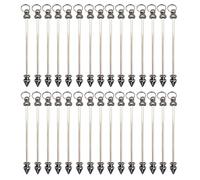 Hangsu Ciondoli unici a forma di asta accessori metallici perline pendenti a bastone lungo set di artigianato per collana orecchini disegni gioielli forniture per la progettazione, One Size, come