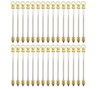 Hangsu Ciondoli unici a forma di asta accessori metallici perline pendenti a bastone lungo set di artigianato per collana orecchini disegni gioielli forniture per la progettazione, One Size, come