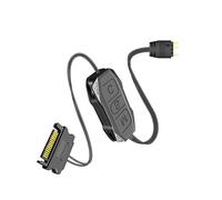 Hangsu Controller ARGB avanzato a 5 V 3 pin per computer, con diverse modalità di luce e variazione di velocità, design semplice del pulsante, controller