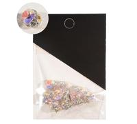 Hangsu Cristalli per unghie, 10 pezzi per nail art 3D, strass scintillanti, decorazioni artistiche per unghie, gioielli in metallo