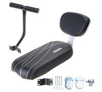 Hangsu Cuscino di sicurezza incluso e schienale biciclette sedili posteriori bambino bracciolo poggiapiedi biciclette posteriore set sicurezza bambino per bici posteriore