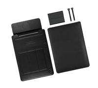 Hangsu Custodia protettiva in pelle per laptop e supporto che offre ricarica wireless da 15 W per accesso all'alimentazione senza sforzo Supporto da ufficio resistente ai graffi