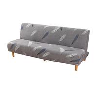Hangsu Divano letto pieghevole senza braccioli di allungamento delle fodere di futon con lo strato stampato del fondo elastico