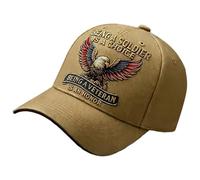 Hangsu Elegante berretto da baseball commemorativo con design pieghevole, facile da riporre per borse durante le uscite avventure, berretto da baseball in cotone