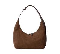 Hangsu Elegante borsa in pelle scamosciata con tracolla regolabile design spazioso interno borsa a tracolla adatta per lo shopping eventi casual vari borsa in pelle scamosciata, Caff