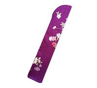 Hangsu Elegante borsa pieghevole per ventaglio a mano a prova di polvere custodia protettiva per matrimonio festa regali ventaglio pieghevole