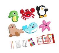 Hangsu Giocattolo educativo del mestiere del cucito per i bambini del gioco creativo del feltro non tessuto fatto a mano di progetti che fanno materiali per la decorazione Kit di cucito per