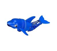 Hangsu Giocattolo interattivo per vasca da bagno con delfino in movimento gioco di rollover per bambini dai 3 anni in su design nero automatico Tumbling nuoto delfino giocattolo