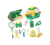 Hangsu Giocattolo per l ' osservazione della, 14 Piece Set | Visore trasparente con tracolla, lente manuale, tazza raccolta, set da gioco per l ' apprendimento in classe nel