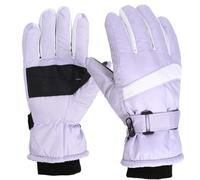 Hangsu Guanti invernali a dita piene, caldi, per il freddo, sci, antiscivolo, protezioni per i palmi per corsa, ciclismo, snowboard, sci invernale, per donne e uomini