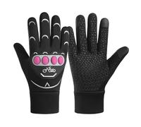 Hangsu Guanti invernali caldi a dita piene guanti da sci per tempo freddo antiscivolo protezioni per le mani per corsa, ciclismo, snowboard freddo snowboard ciclismo