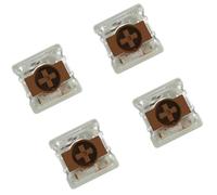 Hangsu Interruttori a basso profilo 4 pezzi Rumore di funzionamento ridotto 50 milioni di battute Valutazione per tastiere meccaniche GK61 GK87 Tastiere Meccaniche a basso profilo Interruttori