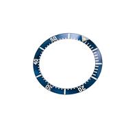 Hangsu Lunette ceramiche di alluminio di alta durevolezza dell'orologio di immersione con struttura ceramica resistente ai graffi 38mm 30.5mm per lunette alla moda di longevità, Blu
