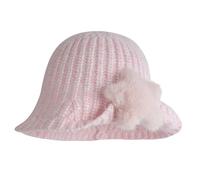 Hangsu Multiuso Star Decorato Poliestere Knit Cap Design Pieghevole Uomini Donne Usa Leggero Inverno Cappello Regolabile Poliestere Pescatore Berretti, rosa, Taglia unica