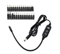 Hangsu PD100W USB C a DC5525 5.5X2.5MM Cavo adattatore 4ft 28 punte per ampia compatibilità PD5V-20V Adattatori opzionali