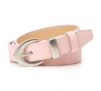 Hangsu Semplice PU Cintura In Vita Dimagrante Dimagrante Design Pin Fibbie Cintura Per Lo Styling Quotidiano E Formale Evento Pantaloni Donna Moda, rosa, Taglia unica