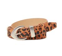 Hangsu Semplice PU Cintura In Vita Dimagrante Dimagrante Design Pin Fibbie Cintura Per Lo Styling Quotidiano E Formale Evento Pantaloni Donna Moda, Cammello con stampa leopardata, Taglia unica
