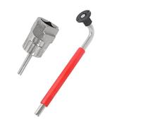 Hangsu Set di attrezzi multiuso per la riparazione di biciclette, include pedivelle per riparazioni rapide e pratiche, estrattore professionale in acciaio per pedivelle