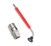 Hangsu Set di attrezzi multiuso per la riparazione di biciclette, include pedivelle per riparazioni rapide e pratiche, estrattore professionale in acciaio per pedivelle