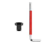 Hangsu Set di attrezzi multiuso per la riparazione di biciclette, include pedivelle per riparazioni rapide e pratiche, estrattore professionale in acciaio per pedivelle