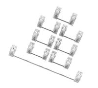 Hangsu Stabilizzatori ibridi in plastica metallica per tastiere da gioco a basso profilo 6.25Ux 2Ux7 Battitura liscia Anti Wobble Tecnologia Stabilizzatore Metallo