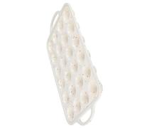 Hangsu Stampi antiaderenti per madeleine francesi con struttura in silicone rinforzato, forno sicuro fino a 230 ℃ Teglia da forno facile da pulire per torte e congelatori