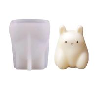 HANGSU Stampi in silicone, simpatici stampi in silicone a forma di animale per budini e fondenti, torte fai da te, pasticcini, strumenti per il forno, stampi per sapone