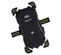 Hangsu Supporto per telefono da bicicletta, con meccanismo a gancio immediato, ricarica radio veloce da 18 W e lega di alluminio permanente per una maggiore stabilità e resistenza alla ricarica radio