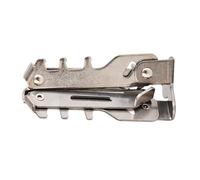 Hangsu Supporto triangolare per fornello da campeggio Stabilizzatore in acciaio inossidabile Base pieghevole Design compatto Installazione rapida Strumento per esterni Supporto per stufa da campeggio