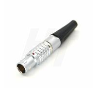 HangTon 0B Connettore circolare Plug FGG 5 Pin contatto maschio per ARRI Alexa RED Sony ZCAM Ambient Lokit Timecode Dati Alimentazione (5P, Plug)