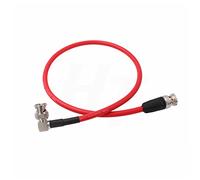HangTon 12G SDI Raw 4K 60p cavo video angolo retto a dritto BNC 75 ohm coassiale schermato per fotocamera Sony Alexa DSMC2 Blackmagic SmallHD Atomos Monitor (30 cm, rosso)