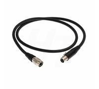 HangTon 12V Cavo di alimentazione per Sound Devices Scorpio 888 833 Audio Mixer Recorder, BDS Hirose 4 pin a TA4F Mini XLR 4 pin femmina 45cm