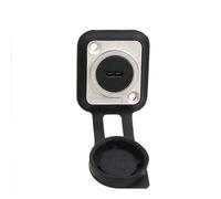 HangTon Accoppiatore USB C Tipo-C Femmina a Femmina Connettore impermeabile, Presa Pannello per telaio cavo in linea, IP65 Bulkhead Pass-Through