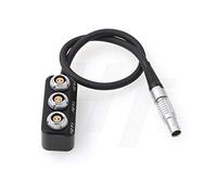 HangTon Alexa Maschio 2 Pin a 3 x 0B 2-pin femmina Power Splitter Cable Box, 1 a 3 Triple