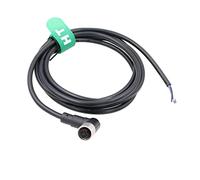 HangTon Attuatore sensore M12 A codificato 4 pin femmina a L cavo per aprire il cavo per automazione industriale, IO Link, Profibus 20m